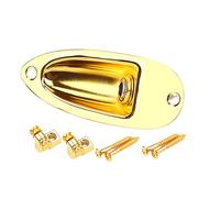 QUMIIRITY 1set String Retainer and Boat Style Guitar Output Jack for Electric Guitar Easy Installation Lightweight and Practical