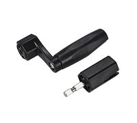 QUMIIRITY 2-in-1 Manual and Electric Guitar String Winder and Ukulele String Replacement Tool Black Metal Guitar Repair Accessory for Instrument Maintenance