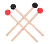 QUMIIRITY 2 Pairs Marimba Mallets Durable Percussion Hammers with Balanced Weight for Enhanced Sound for Xylophone and Tongue Drum Players