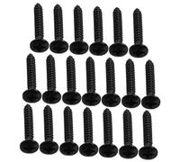 QUMIIRITY 20pcs Electric Guitar Pickguard Mounting Screws Heavy Duty Metal Bass Bridge Screws Replacement