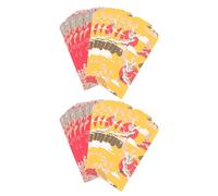 QUMIIRITY 20pcs Festival Red Packet Chinese Hongbao Envelopes Paper Material Assorted Color Thickened Design for Weddings and Birthdays New Year Spring Festival
