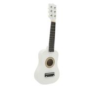 QUMIIRITY 21-inch Acoustic Guitar for Boys and Girls Beginner Music Instrument White for Learning Includes Case and Accessories