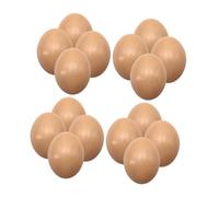 QUMIIRITY 24pcs Easter Egg Paint Kit Easter Eggs Filler DIY Decorations for Party Simulation Ornaments