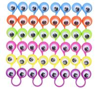 QUMIIRITY 24Pcs Googly Eye Finger Puppets Wiggly Eyeball Rings for Adults Interactive Party Favor for Storytelling and Role Play Fun Activity for Home School and Playtime