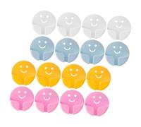 QUMIIRITY 24pcs Multi-Color Self-Adhesive Wall Cord Organizer Hooks Non-Drill Plug Storage Holders for Kitchen and Bathroom Power Cable Management Strong No-Trace Retainer for Appliances and