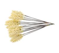 QUMIIRITY 24pcs Simulated Wheat Ear Artificial Flowers Silk Material No Watering Needed for Shop Decoration and Office Decoration Adding Natural Atmosphere with Delicate and Realistic Style