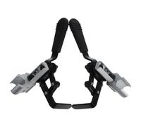 QUMIIRITY 2pcs 25mm Aluminum Alloy Wheelchair Hand Brake Lever Mechanical Wheel Lock Replacement Parts for Electric and Manual Wheelchairs, Suitable for Transport Chairs and Mobility