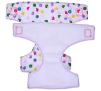 QUMIIRITY 2pcs Adjustable Cloth Doll Diapers Reusable Doll Underwear for Pretend Play for Nurturing Imaginative Fun