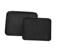QUMIIRITY 2pcs Boot Tray for Shoes Pet Feeding Garden Use Multi-purpose Storage for Indoor and Outdoor Easy to Clean