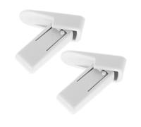 QUMIIRITY 2pcs Boy Girl Safety Door Self-Adhesive Handle Lock for Doors Easy Installation Prevents Unwanted Access for Boys and Girls Environment