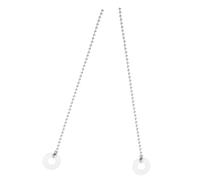 QUMIIRITY 2pcs Cymbal Sizzle Chain Attachments Extensions for Drum Kits Enhancing Jazz Cymbals Sustain Effect for Crashes and Rides