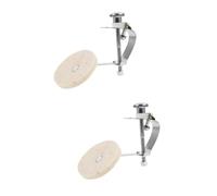 QUMIIRITY 2pcs Drum Mute Pads Drum Damper Clamp Noise Reducing Accessory Tone Control Mute