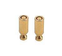 QUMIIRITY 2pcs Electric Guitar Elevating Tremolo Bridge Anchors Replacement Parts for Electric Guitars Golden Suitable for Tremolo Bridge Upgrades