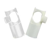 QUMIIRITY 2pcs Flute Head Replacement Professional Flute Mouthpiece Aid for Key Bamboo Portable Lightweight Instrument Accessory for Beginners and Musicians