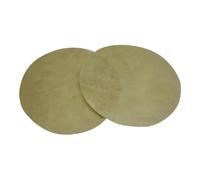 QUMIIRITY 2pcs Goat Leather Drum Covers Natural African Drum for Djembe and Percussion and Washable Sound Quality for Musicians and Performers