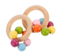 QUMIIRITY 2pcs Hand Toys Clutching Shake Shaker for Sensory Development for Grab Hand Bells for Autism and Teething