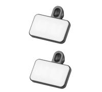 QUMIIRITY 2pcs LED Camera Light with Clip for Video Conferencing and Photography Lightweight and Portable with Brightness and Color for Computer Use