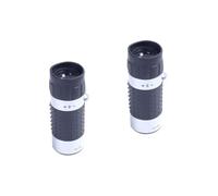 QUMIIRITY 2pcs Monocular Telescope Practical Magnification Distance Measuring Objective Lens Diameter for Handheld Stargazing and Distance Viewing
