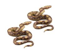 QUMIIRITY 2pcs Realistic Snake Lifelike Simulation Snake Models for Educational Play and Halloween Decor for Boys