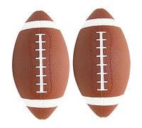 QUMIIRITY 2Pcs Rugby Ball Inflatable Professional Rugby for Boys for Outdoor Training Play Material for Team Games Sports Activities