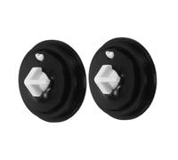 QUMIIRITY 2pcs Toilet Float Valve Washer Replacement Seal for Toilet Cistern 28mm Silicone Diaphragm Repair Parts Compatible with Side Inlet Float Valves for Tank Maintenance