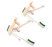 QUMIIRITY 2pcs Vertical Piano Repair Kit Wooden Piano Hammer Butt Flange Connecting Rod