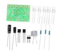 QUMIIRITY 2pcs Voice Control LED Lamp Module Sound Activated Flasher DIY Electronic Accessories for Desktop Music Rhythm Light