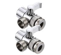 QUMIIRITY 2pcs Zinc Alloy Faucet Diverters Durable Sink to Hose Adapter Leak Water Pipe Splitters for Kitchen Sink Dishwasher Washing Machine Efficient Water Flow Management