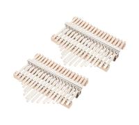 QUMIIRITY 2set Complete Thumb Piano Accessories Tone Cards Kit Keys Easy to Assemble for Levels