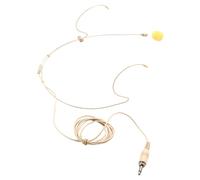 QUMIIRITY 3.5mm Headphones Mic Wired Singing Headset over Ear Cardioid Mic for Performance Noise Isolation Earhook with Amplifier for Teaching