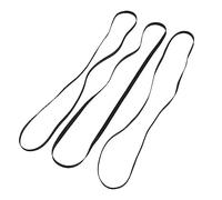 QUMIIRITY 3 Pcs Turntable Belt Replacement Set 270mm x 5mm Rubber Drive Belts for Recorders and Cassette Tape Machines, Turntable Accessory Suitable for Vinyl Players