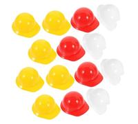 QUMIIRITY 30pcs Miniature Safety Helmets Cute Doll Hats for Construction Decor Party Decorations DIY Accessories and Pet Models for Photo Props and Mini Projects
