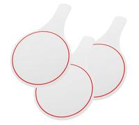 QUMIIRITY 3pcs 15×25cm Erasable Scoreboards for Judges, DIY Blank Writing Voting Boards, Single-Sided Whiteboards for Office and Presentation Use