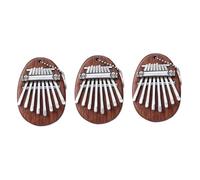 QUMIIRITY 3pcs Beginner Mini Musical Instrument Key Thumb Piano Lightweight Family Fun