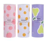 QUMIIRITY 3pcs Cute Printed Car Tissue Box round Cylinder Car Tissue Cylinder 40 Sheets Paper Soft Sturdy Materials Easy Installation Portable On-the-go Use