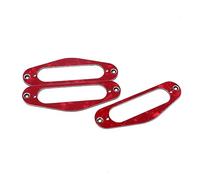 QUMIIRITY 3pcs Guitar Pickup Frame Mounting Ring for Single Coil Humbucker Pickup Red Tl Narrow Hole Diy Parts for Electric Guitars