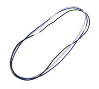 QUMIIRITY 3Pcs Large Elastic Rubber Bands for Trash Cans Sturdy Elastic Straps for Garbage Bag Fixing 140Cm Bungee Cords for Household Waste Bin Organization Black Grey Blue