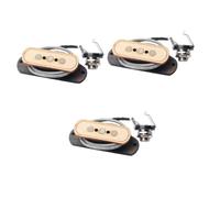 QUMIIRITY 3pcs Maple Wood Three-string Guitar Soundhole Pickup Replacement for Box Guitars Lightweight and for Musicians Seeking Quality Sound Enhancement