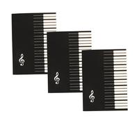 QUMIIRITY 3pcs Music Exercise Book Guitar Piano Stave Notebook Diy Music Composition Notebook