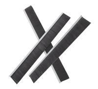 QUMIIRITY 3pcs Nylon Letter Box Brush Strips 25cm for Mailbox Sealing, Weatherproof Letter Box Draft Brush with 25mm Bristle Height, Office and Home Mail Slot Dust Seal Accessories