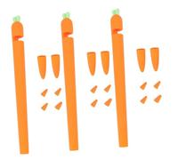 QUMIIRITY 3pcs Silicone Stylus Cover for Pencil Generation Carrot Shape Grip Protective Case Reduces Joint Pressure Wrist Fatigue Relief Touchscreen Stylus Holder