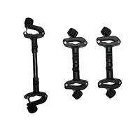 QUMIIRITY 3pcs Stroller Connectors for Two Single Strollers Pram Connectors Boy Girl