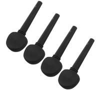 QUMIIRITY 4 Pcs Cello Tuning Pegs Imitation Ebony Replacement Parts Durable Cello Accessories for Consistent Performance Stable Tuning for Students Musicians