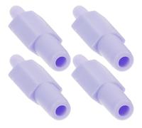 QUMIIRITY 4 pcs Electric Breast Pump Tube Adapter Hose Connectors Compatible with Multiple Models Safe Material Breastfeeding Accessories for Nursing Mothers
