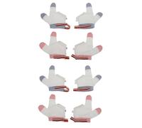 QUMIIRITY 4pairs Thumb Sucking Prevention Gloves for Boy Girl Mesh Mittens for Boy Girl Soft and Breathable Design for Teething and Thumb Biting Relief
