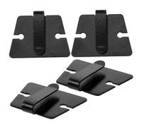 QUMIIRITY 4pcs Car Mic Holder Microphone Clips for Radio Handheld Mics Compatible with Ic-2720h Ic-2820ht M241 Dr635, Professional Car Radio Microphone Hangers for Mobile and Vehicle Use