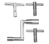 QUMIIRITY 4pcs Drum Tuning Keys Set Drum Keys for Precise Tuning Essential Accessories for Drummers and Beginners Includes Type Type Tools