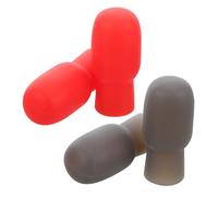 QUMIIRITY 4pcs Drumstick Tips Mute Protector for Quiet Practice Fits Drumsticks for Musicians Improves Rhythm and Timing