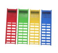 QUMIIRITY 4pcs Fishing Leader Holder Rack Weather Resistant Organizer for Tangle Line Storage Portable Fishing Tackle Holder for Secure Hook and Lure Management All Outdoor Conditions