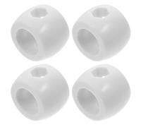QUMIIRITY 4pcs Foosball Rod Positioner Ring White Abs Replaceable Tabletop Foosball Machine Accessory Precise Ball Placement for Table and Office